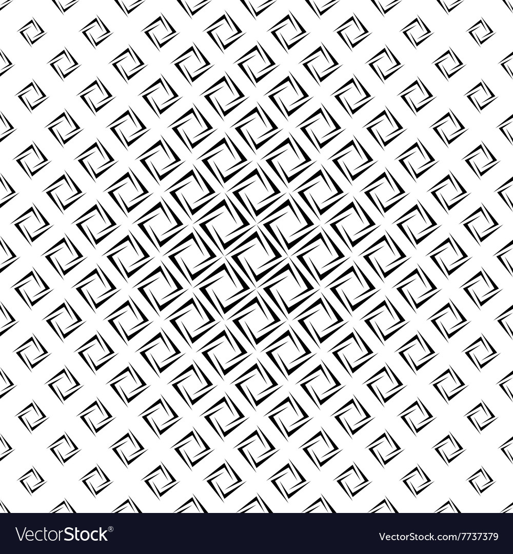 Monochrome seamless cornered polygon pattern