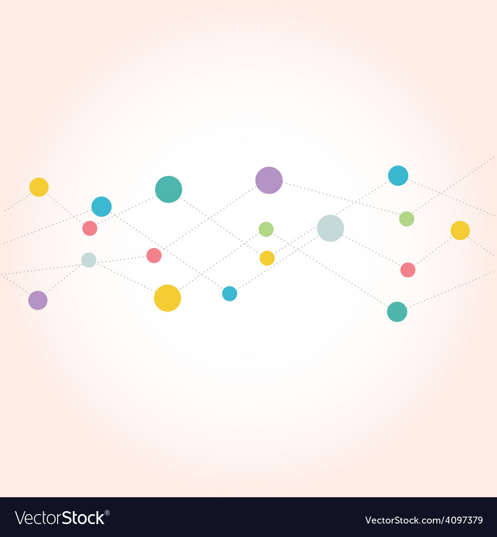 Network color technology communication background Vector Image