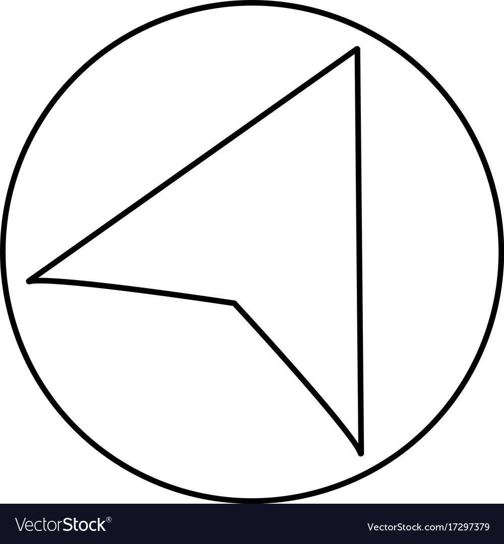 Right navigation cursor icon