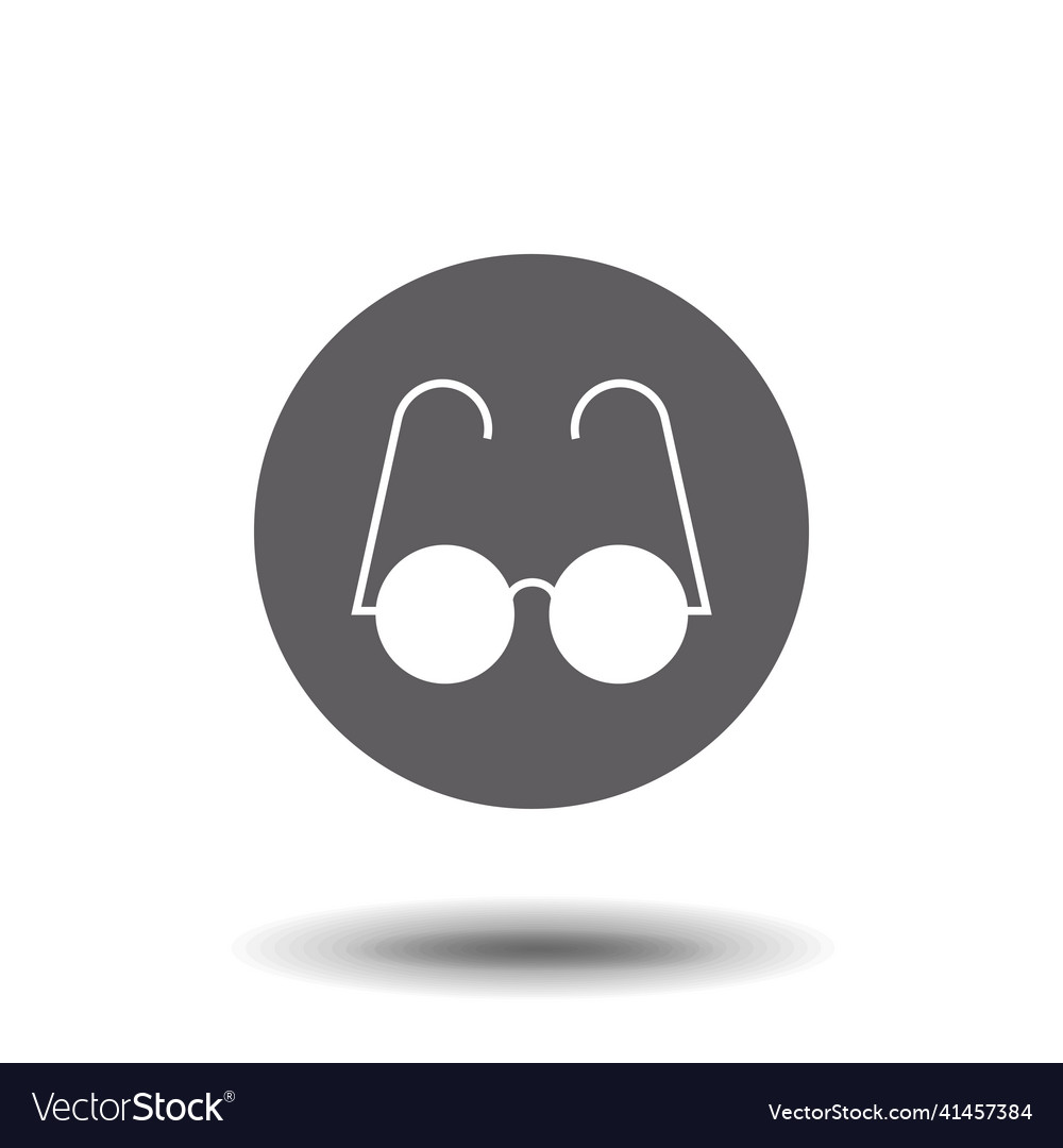 Eyeglasses icon icon simple flat symbol pictogram Vector Image