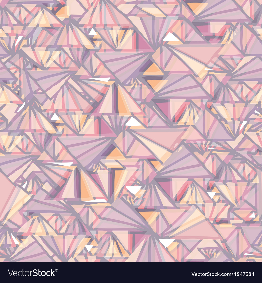 Geometric pattern with triangles