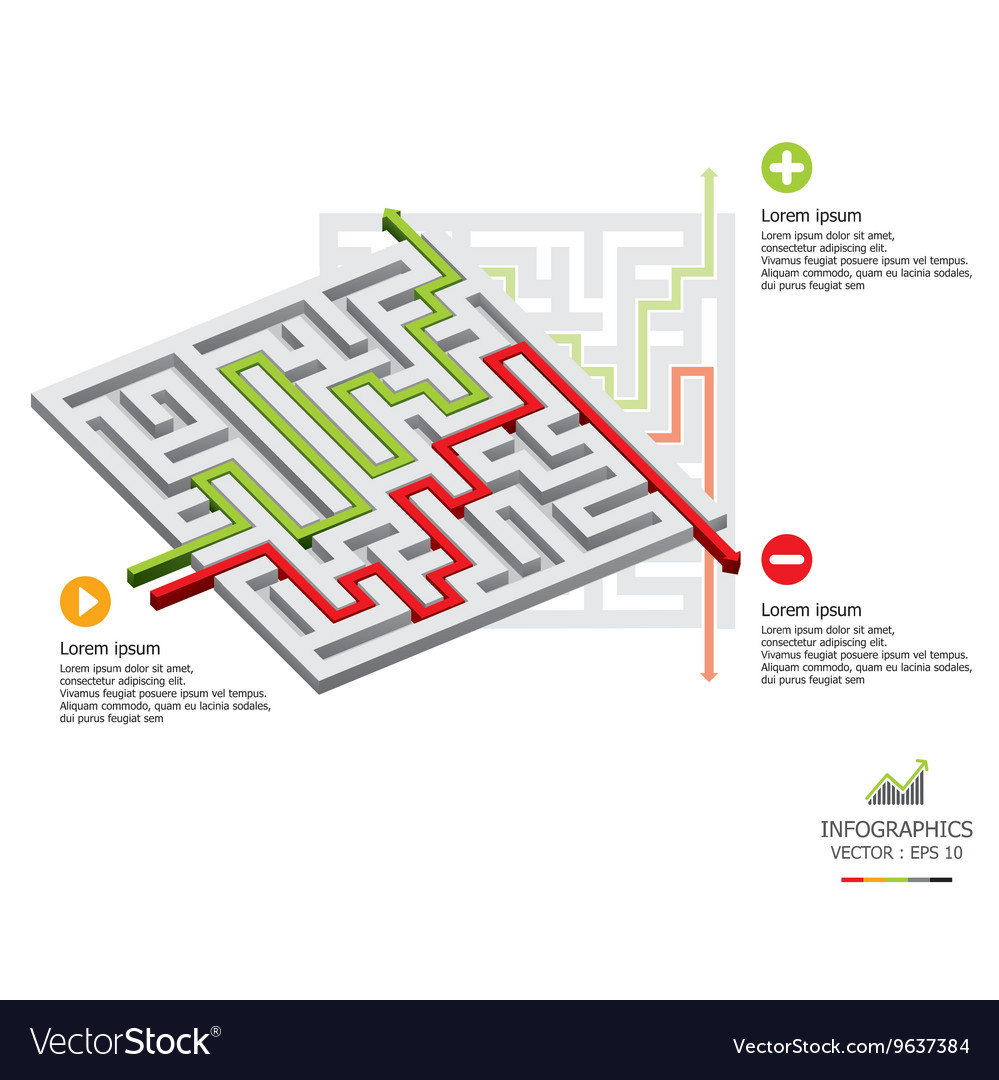 Maze design template