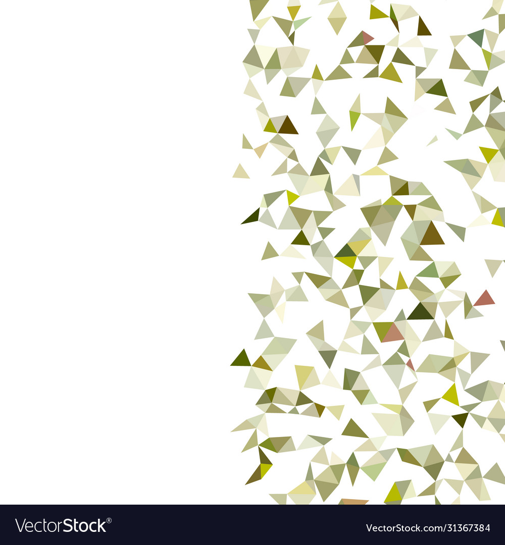Square template white with triangle texture side Vector Image Square template white with triangle texture side