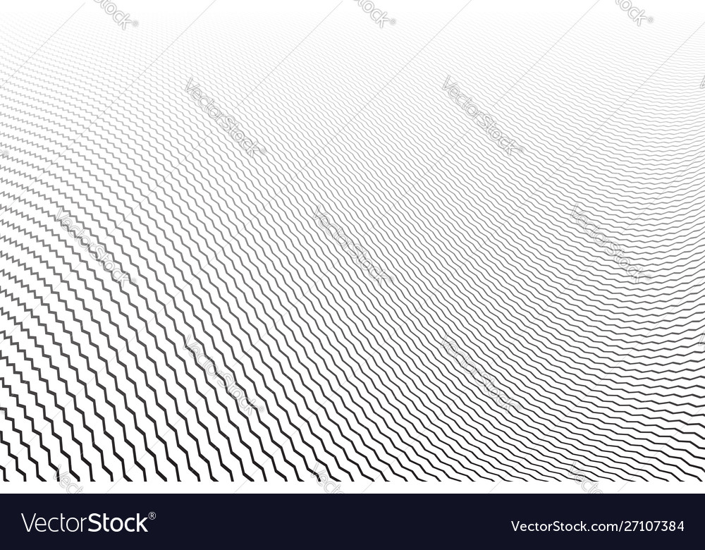 Wavy lines pattern vector image Wavy lines pattern