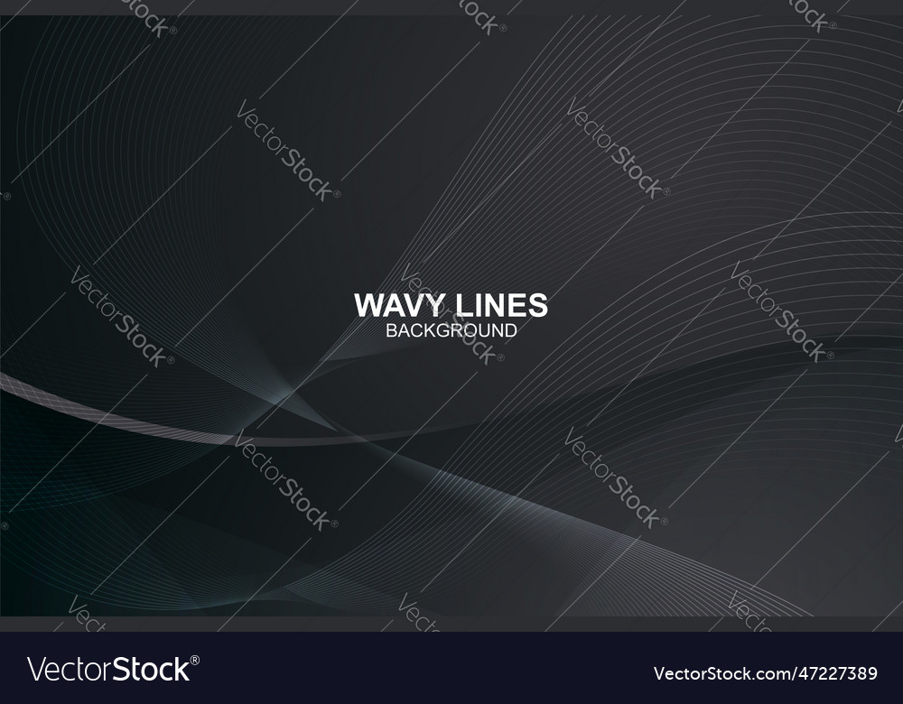 Abstract wavy lines background in design