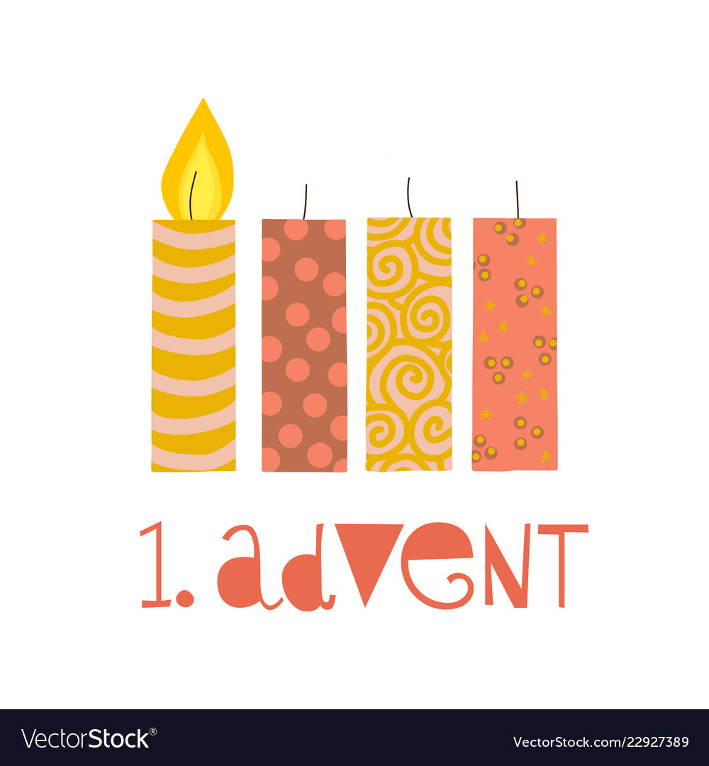 Advent Sunday Candle