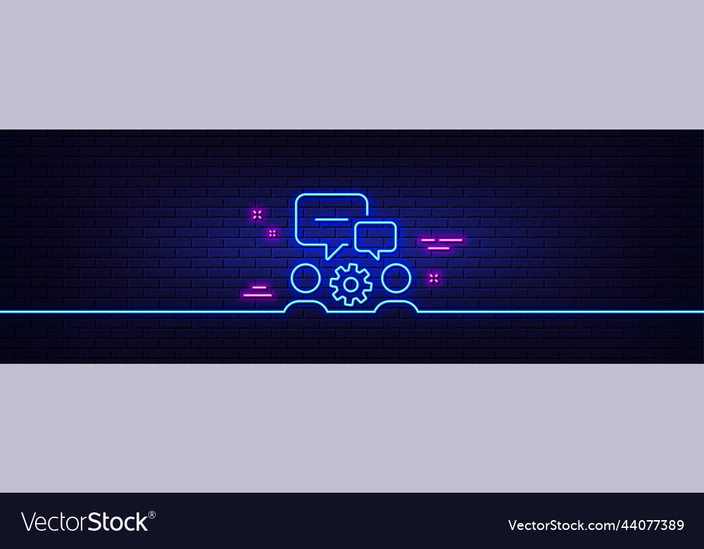 Engineering team line icon engineer or architect