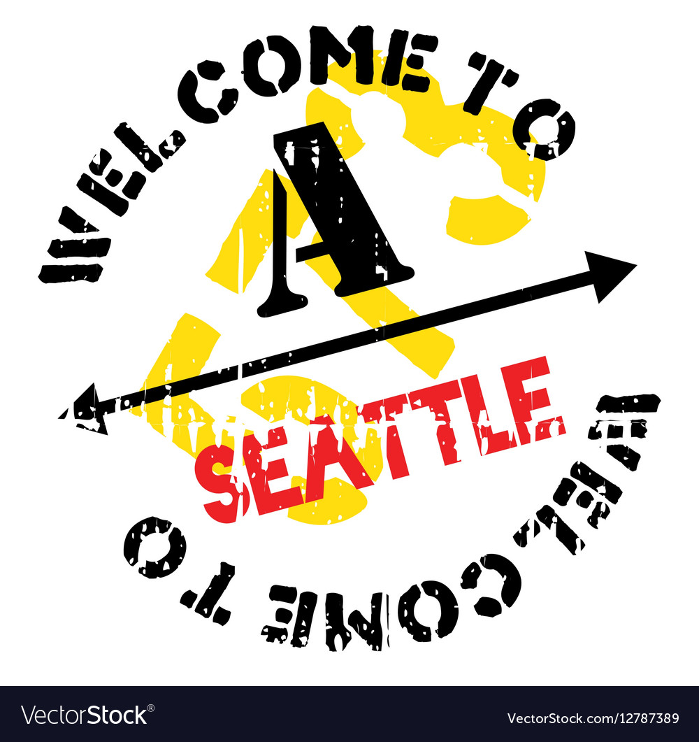 Seattle stamp rubber grunge Royalty Free Vector Image