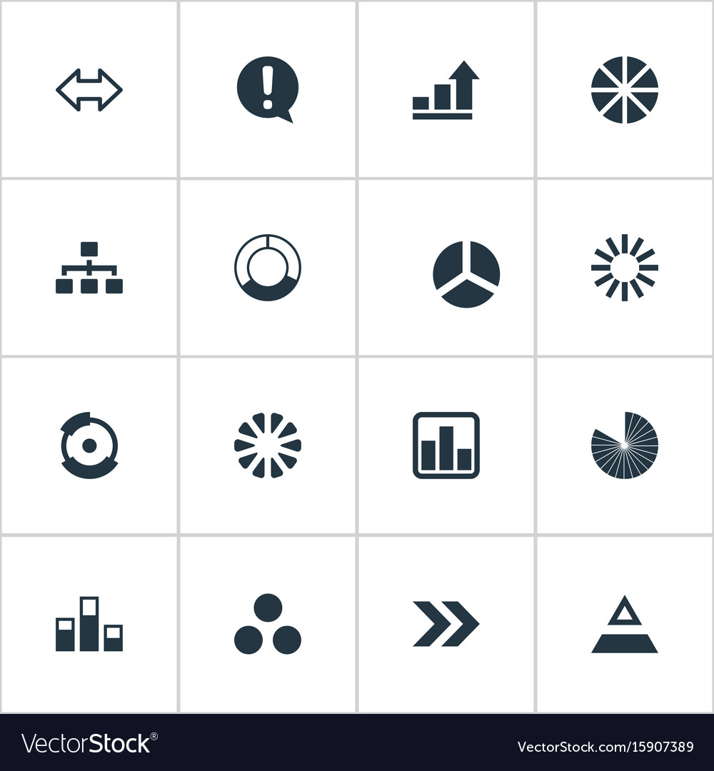 Set of simple icons element