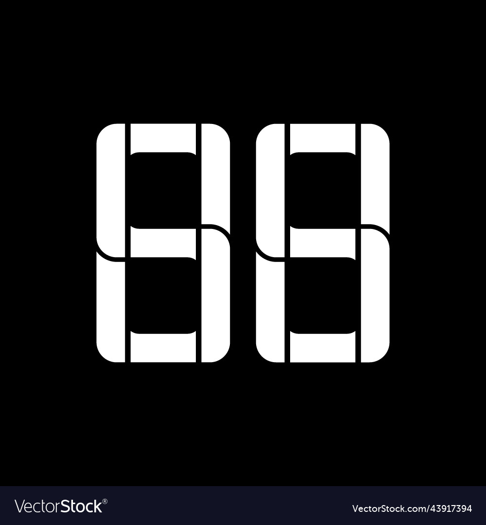 88 ss hh letter logo