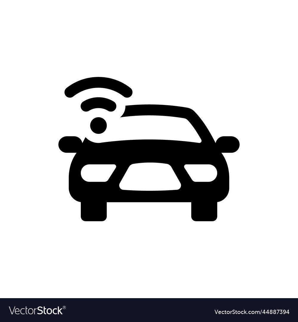 Autonomous car icon