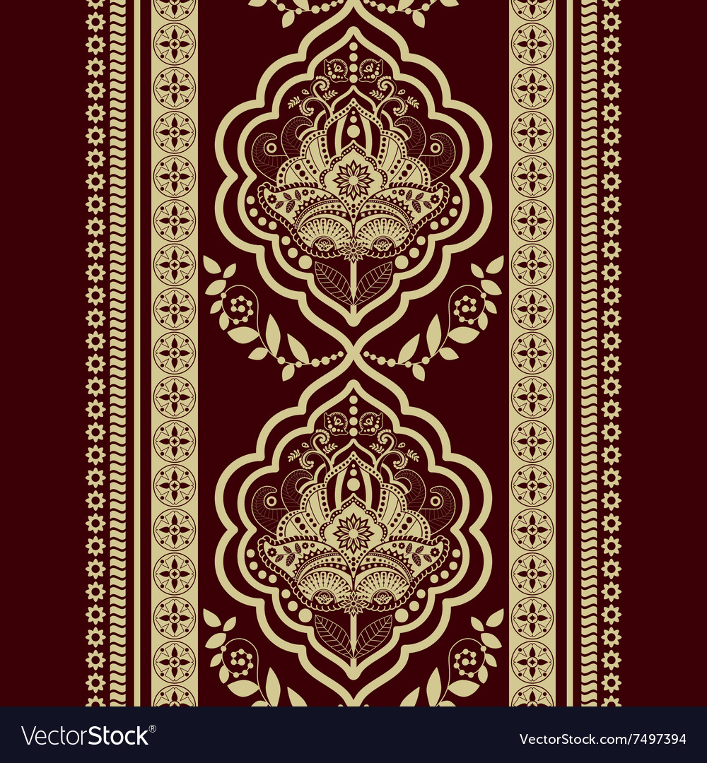 Damask seamless pattern