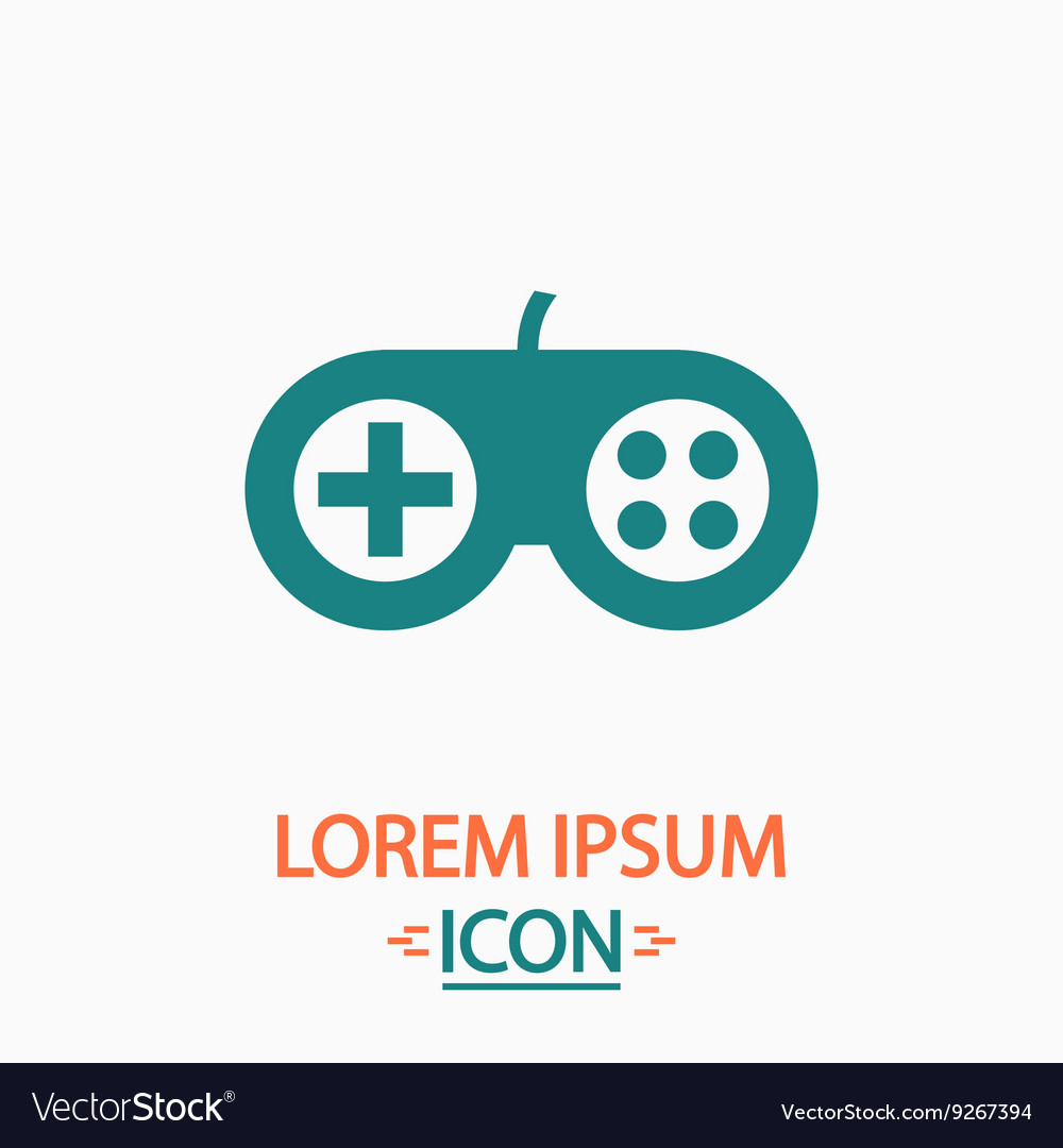 Joystick computer symbol Vector Image Joystick computer symbol