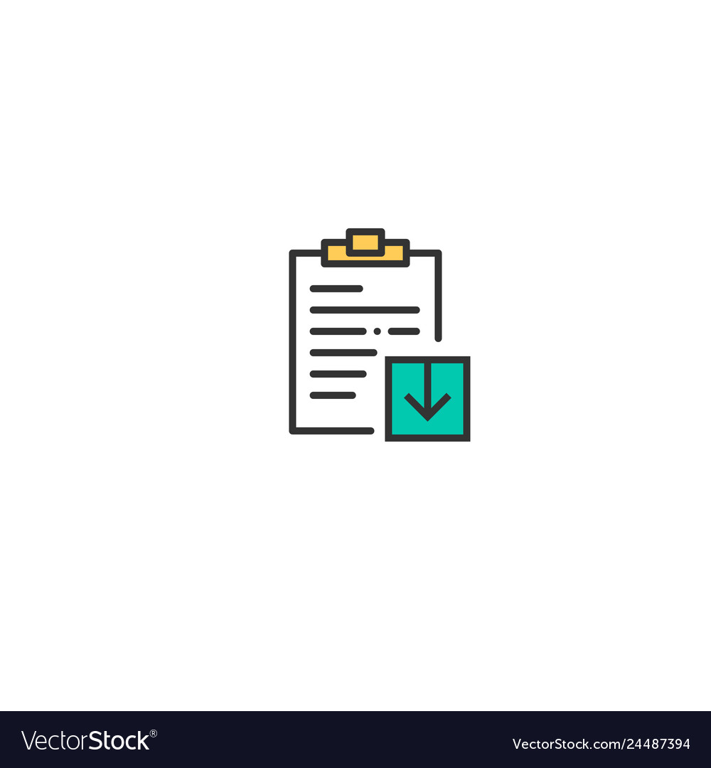 Notepad icon design interaction vector image Notepad icon design interaction