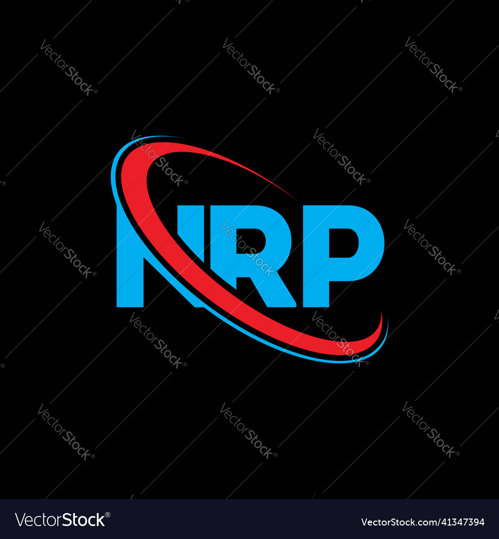 Nrp Logo Letter Design Royalty Free Vector Image