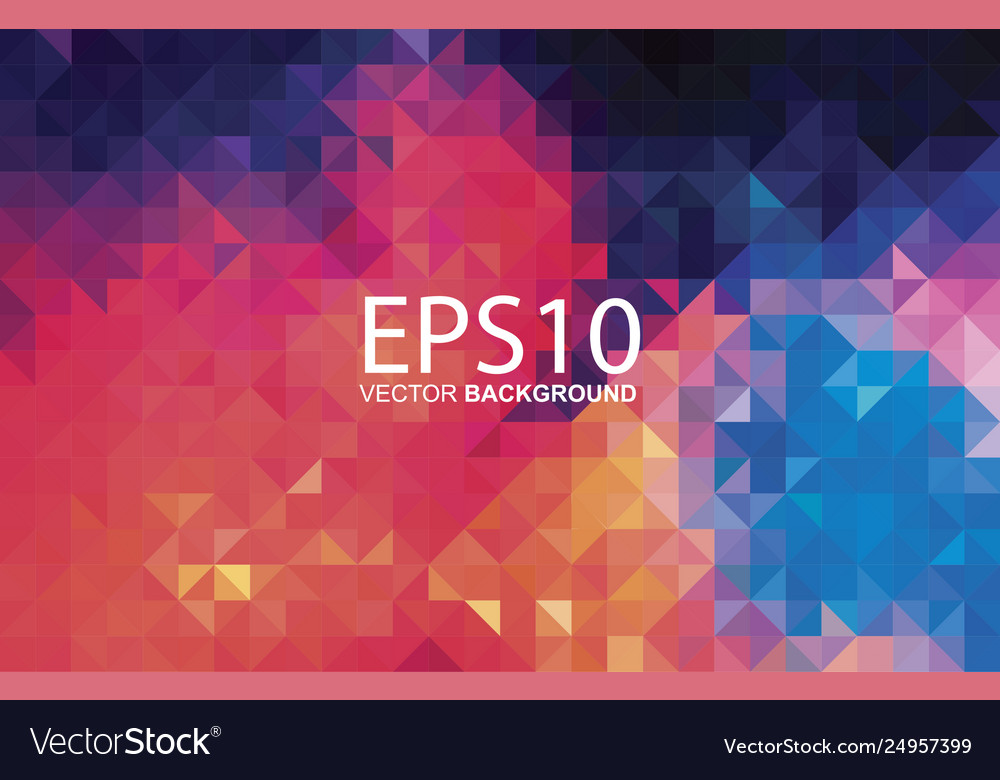 Abstract geometric colorful pattern background vector image Abstract geometric colorful pattern background