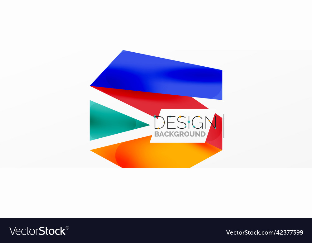 Background abstract overlapping shapes minimal vector image Background abstract overlapping shapes minimal