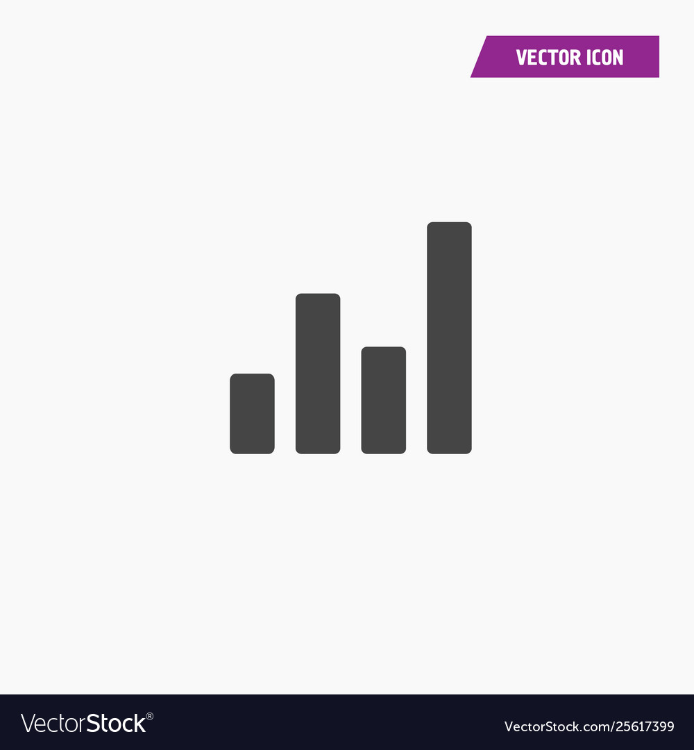 Black flat analytic static icon