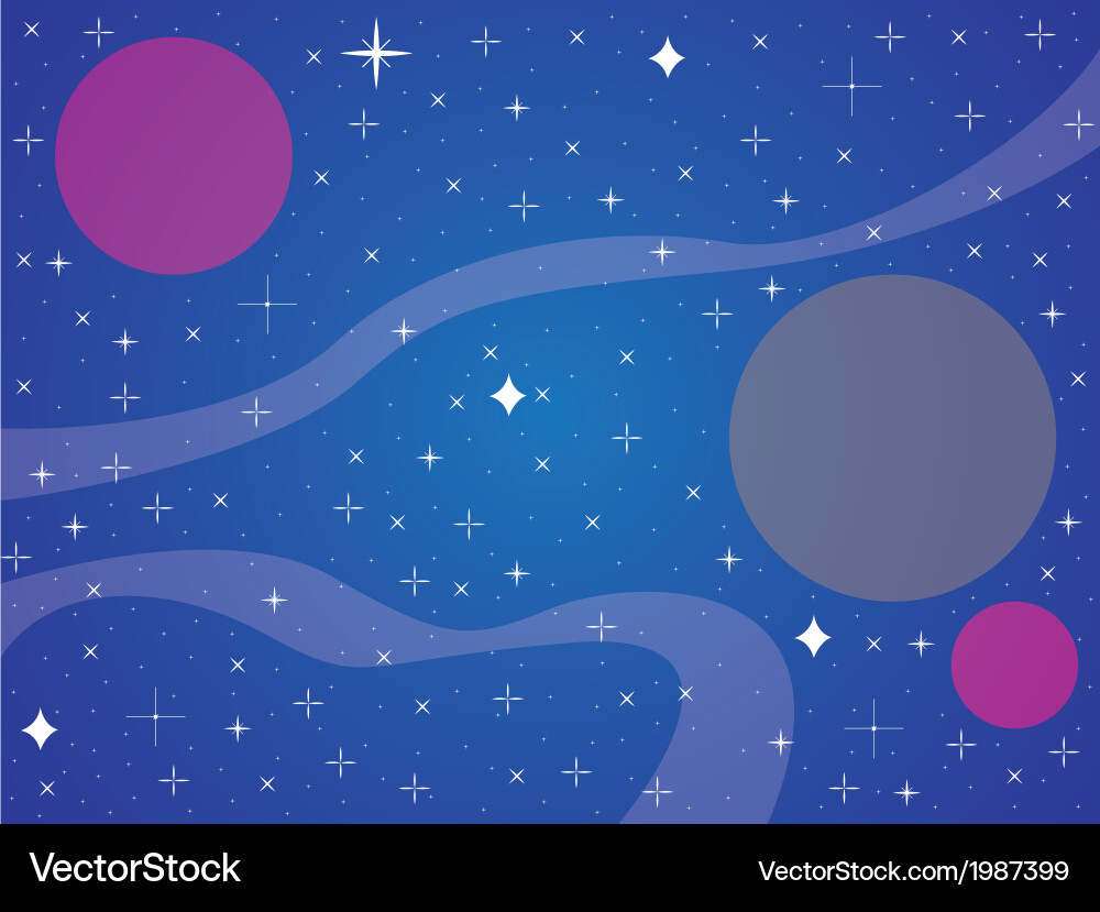 Fantasy sky Royalty Free Vector Image - VectorStock