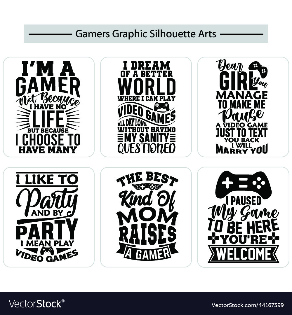 Gaming T-Shirt Art - Gamer Vibes
