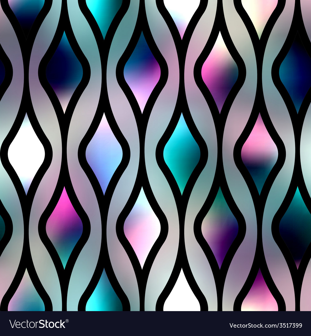 Geometric pattern on blur abstract background
