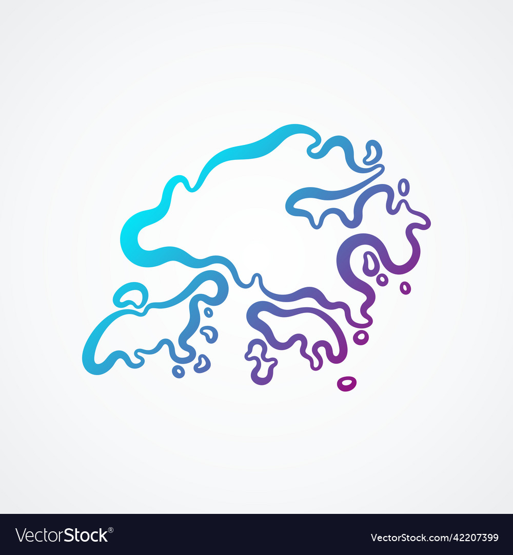 Hong kong - outline map
