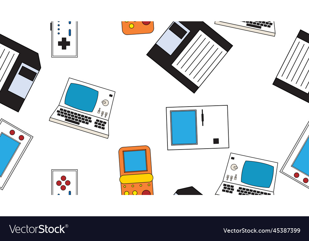 Seamless pattern endless with electronics