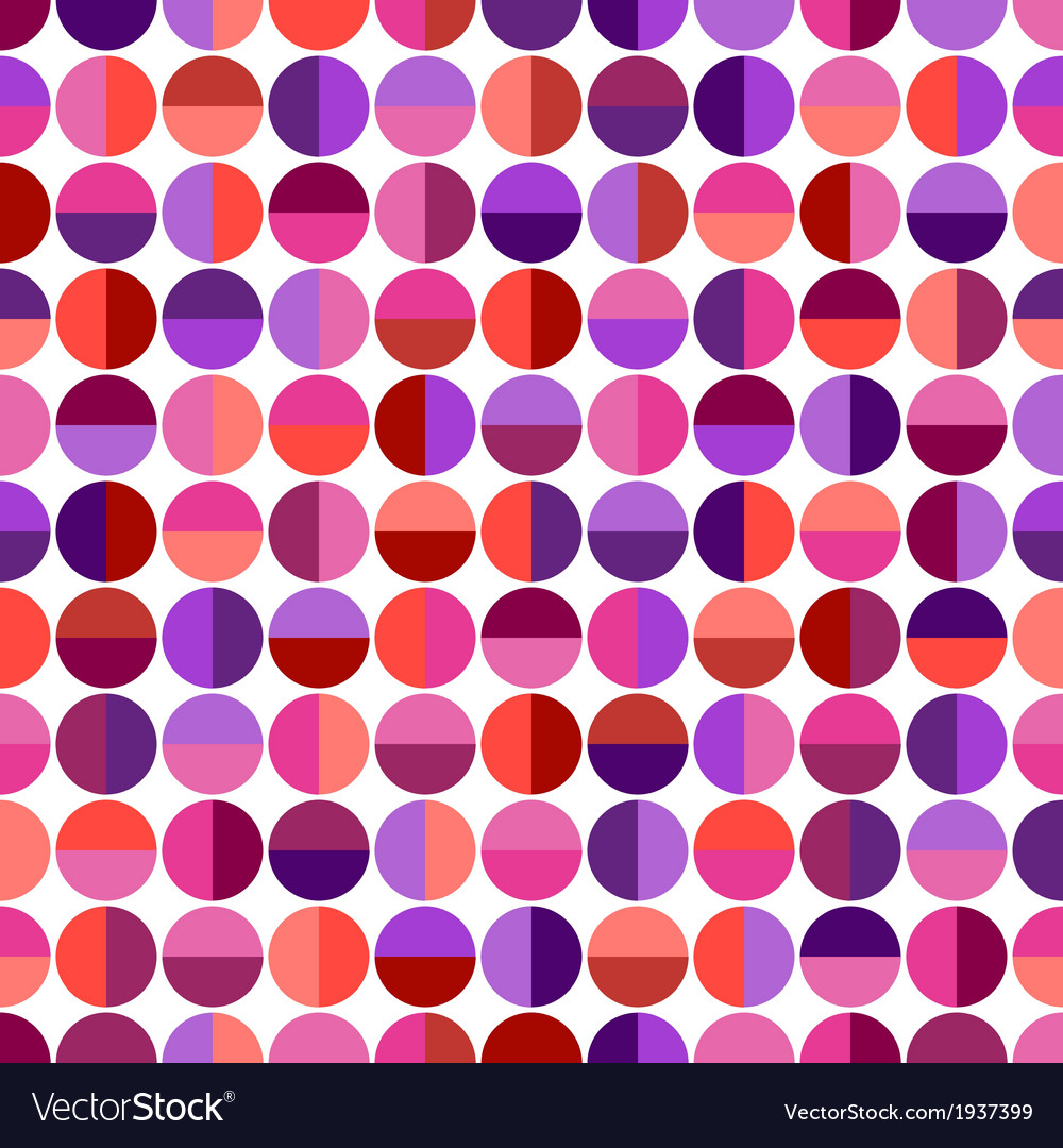 Seamless pattern with colorful geometric shapes