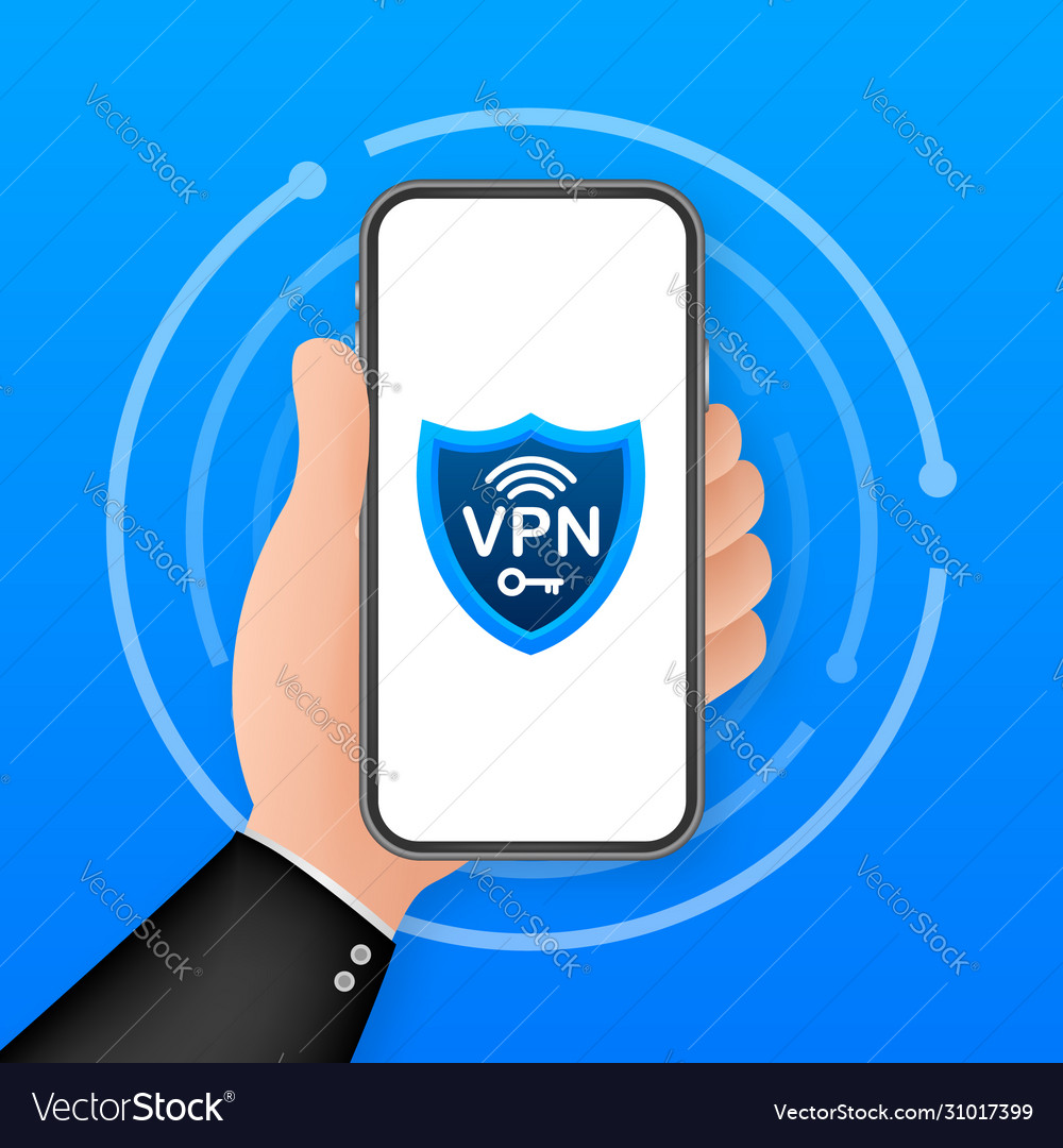 Secure vpn connection concept virtual private