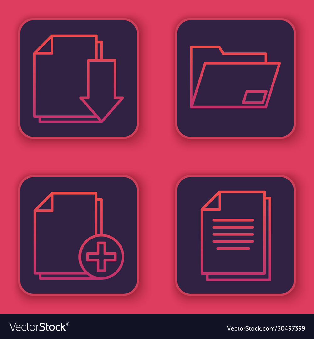 Set line document with download add new file
