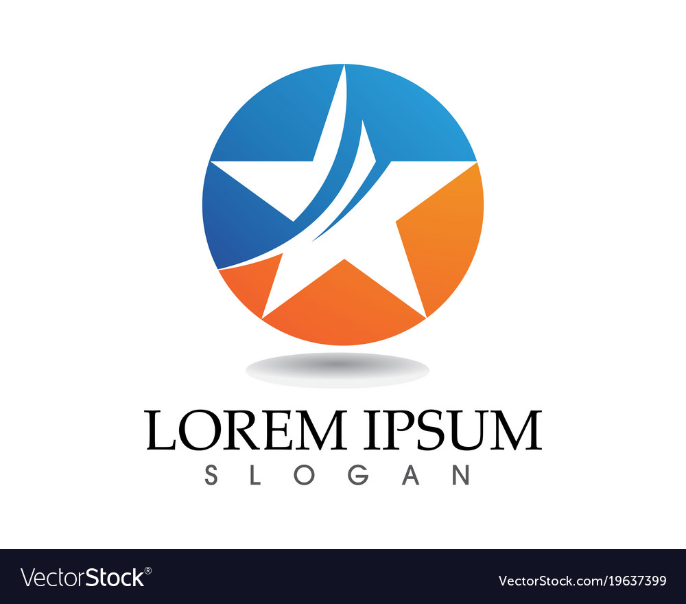 Star logo template
