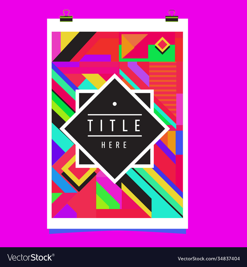 Abstract colorful geometric pattern background