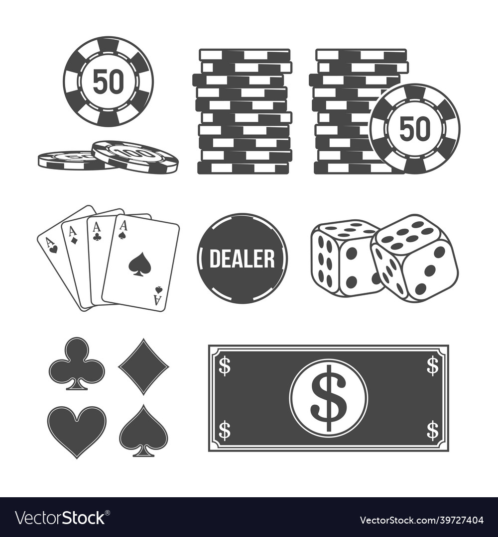 Casino & Poker Elements Set