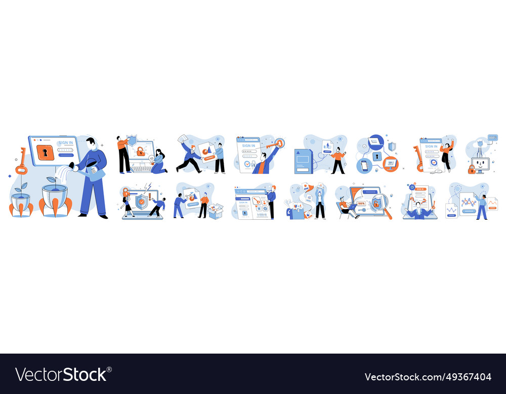 Datenbank-Sicherheitsdatenspeichersysteme vector image Datenbank-Sicherheitsdatenspeichersysteme