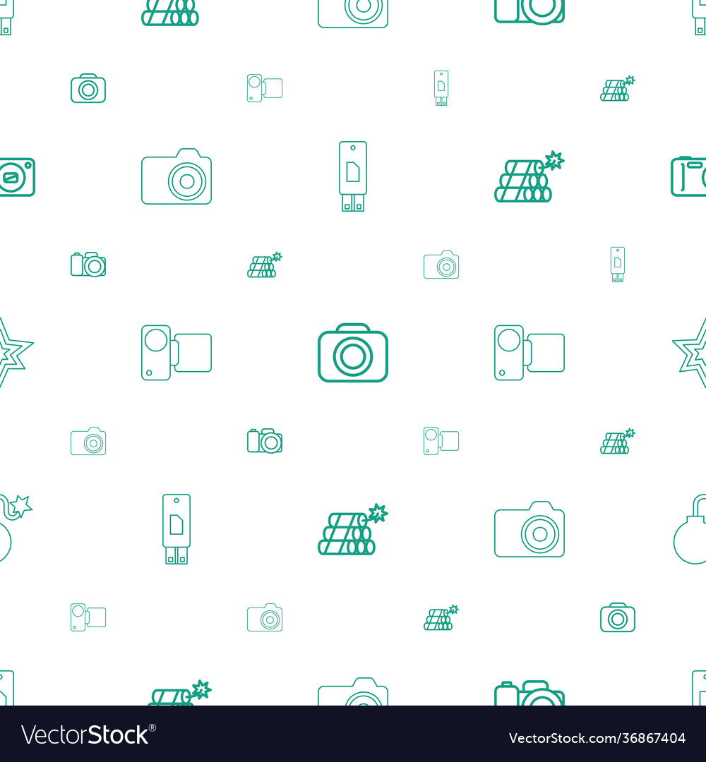Flash icons pattern seamless white background