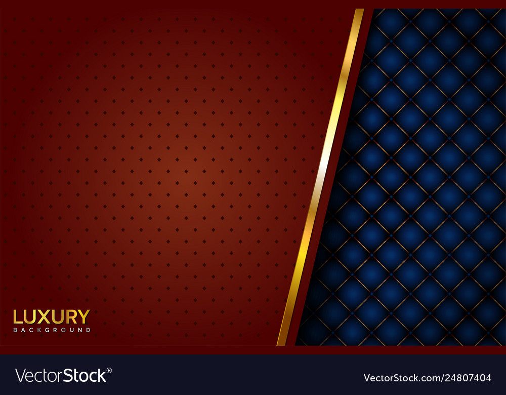 Luxury Brown And Blue Vintage Elegant Background Vector Image