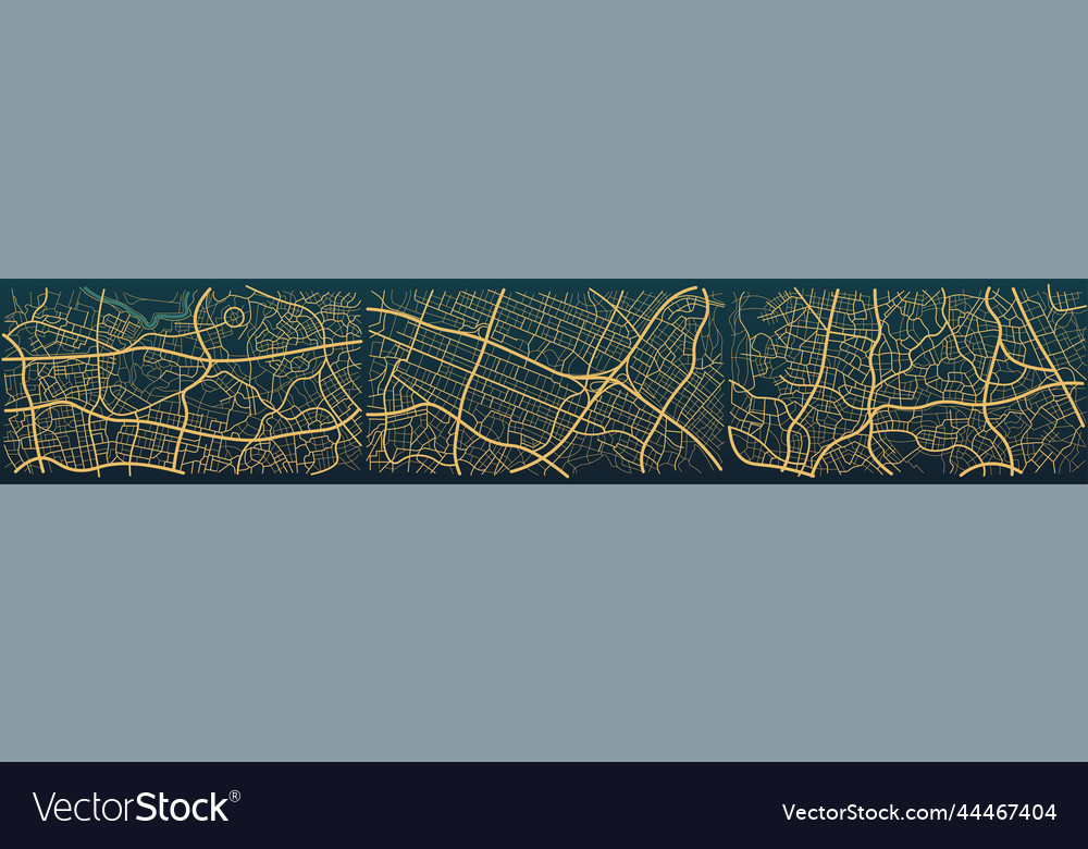 Map navigation to own houseview from above vector image Map navigation to own houseview from above