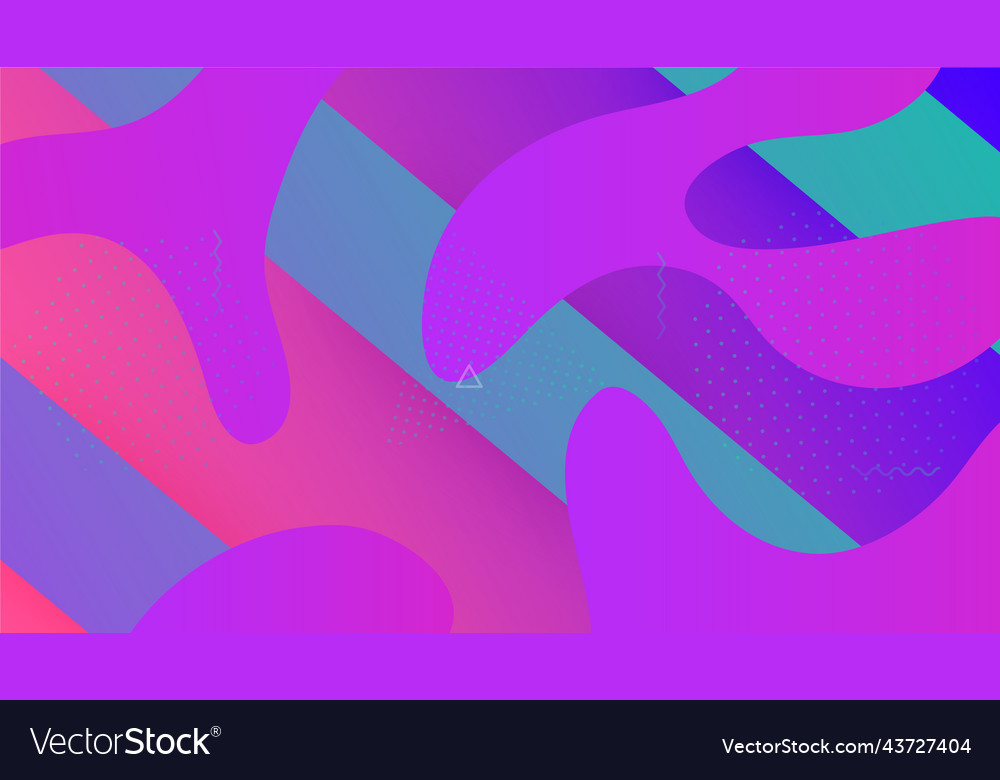 Rainbow banner abstract website 3d dynamic shape Vector Image Rainbow banner abstract website 3d dynamic shape