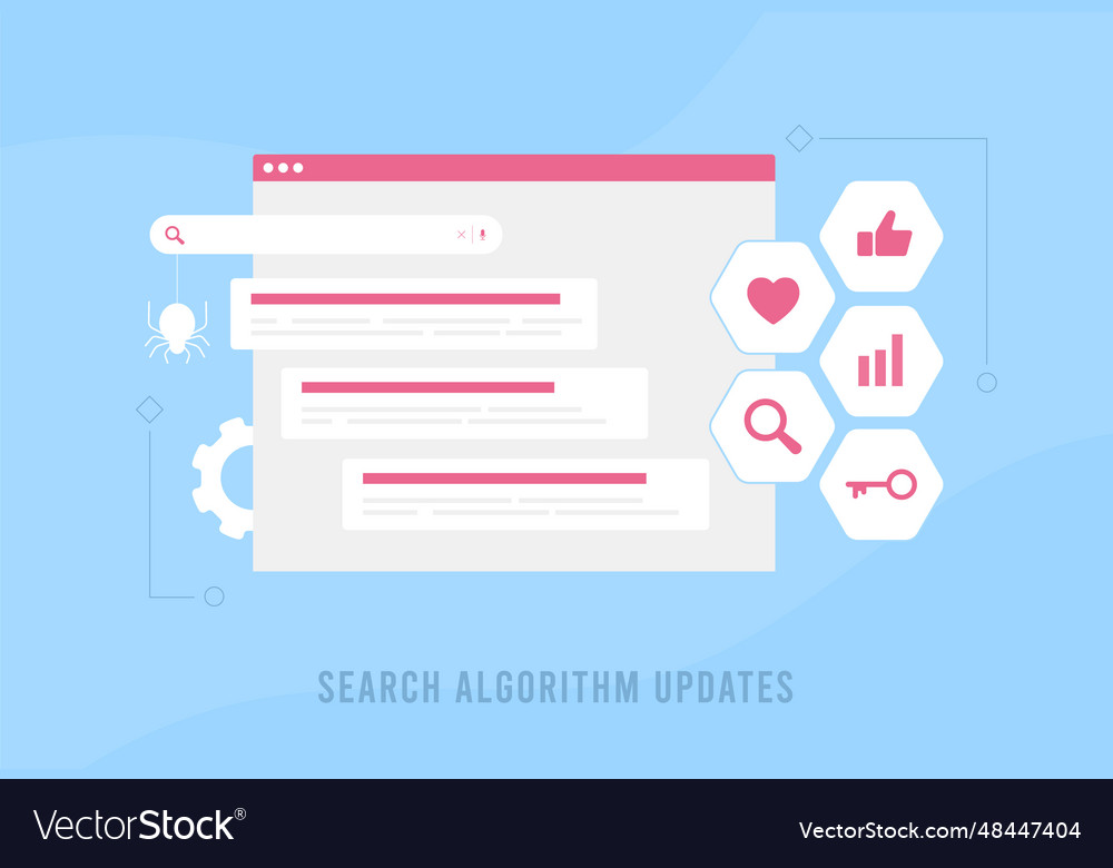 Search algorithm updates concept changing core