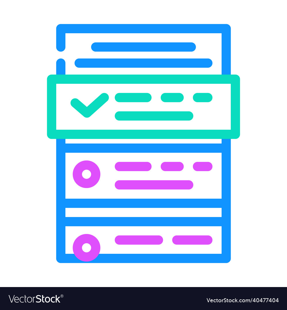 Task list color icon