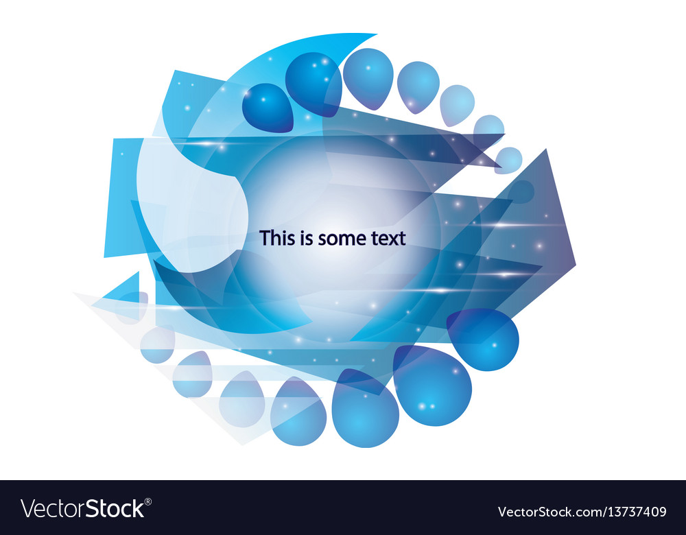 Abstract color template for text