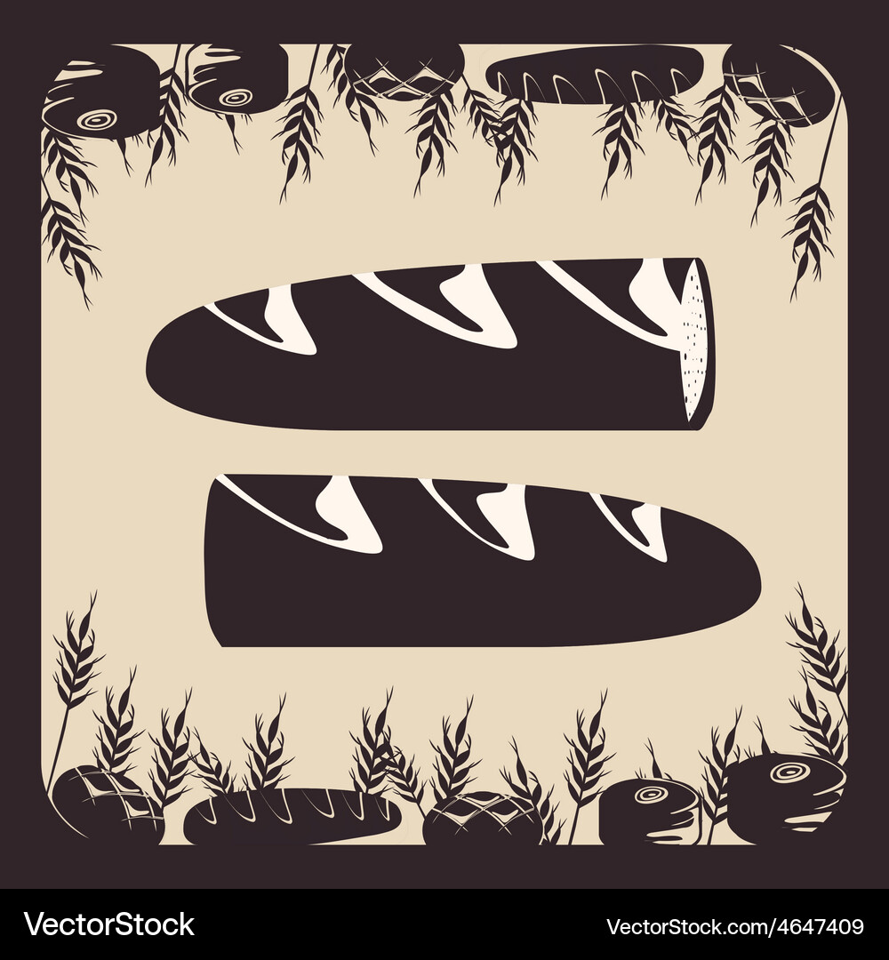 Bakery design Royalty Free Vector Image - VectorStock