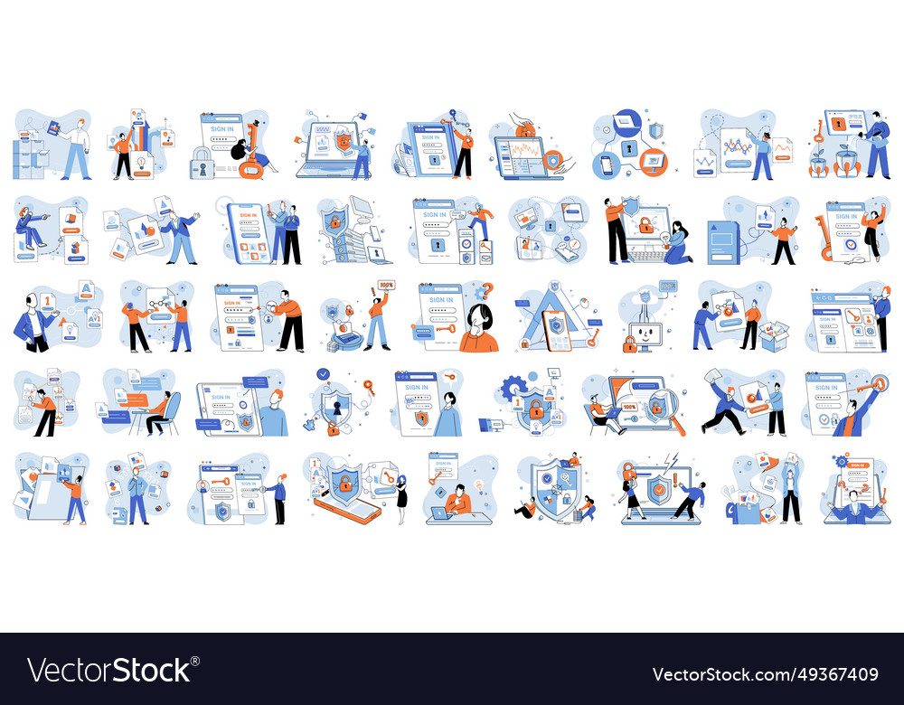Cyber-Sicherheit Cyber-Sicherheit ist in den heutigen Vector Image Cyber-Sicherheit Cyber-Sicherheit ist in den heutigen
