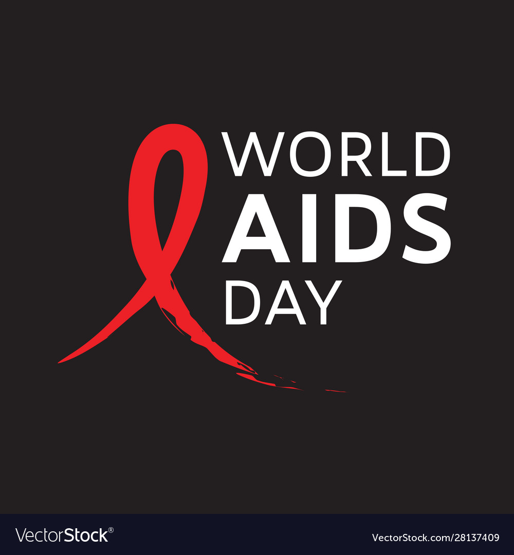 Design about world aids day