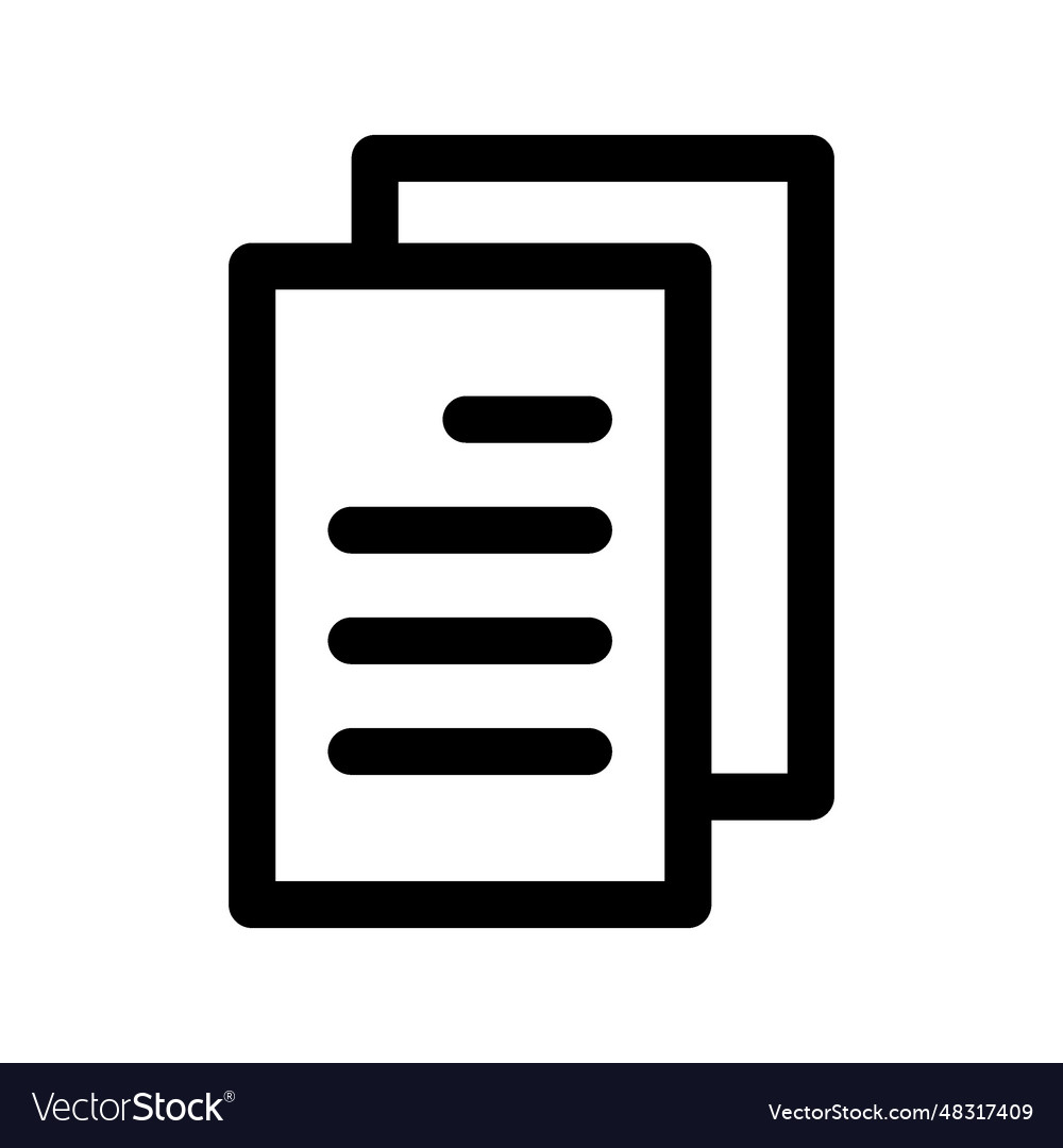 Files icon vector image Files icon