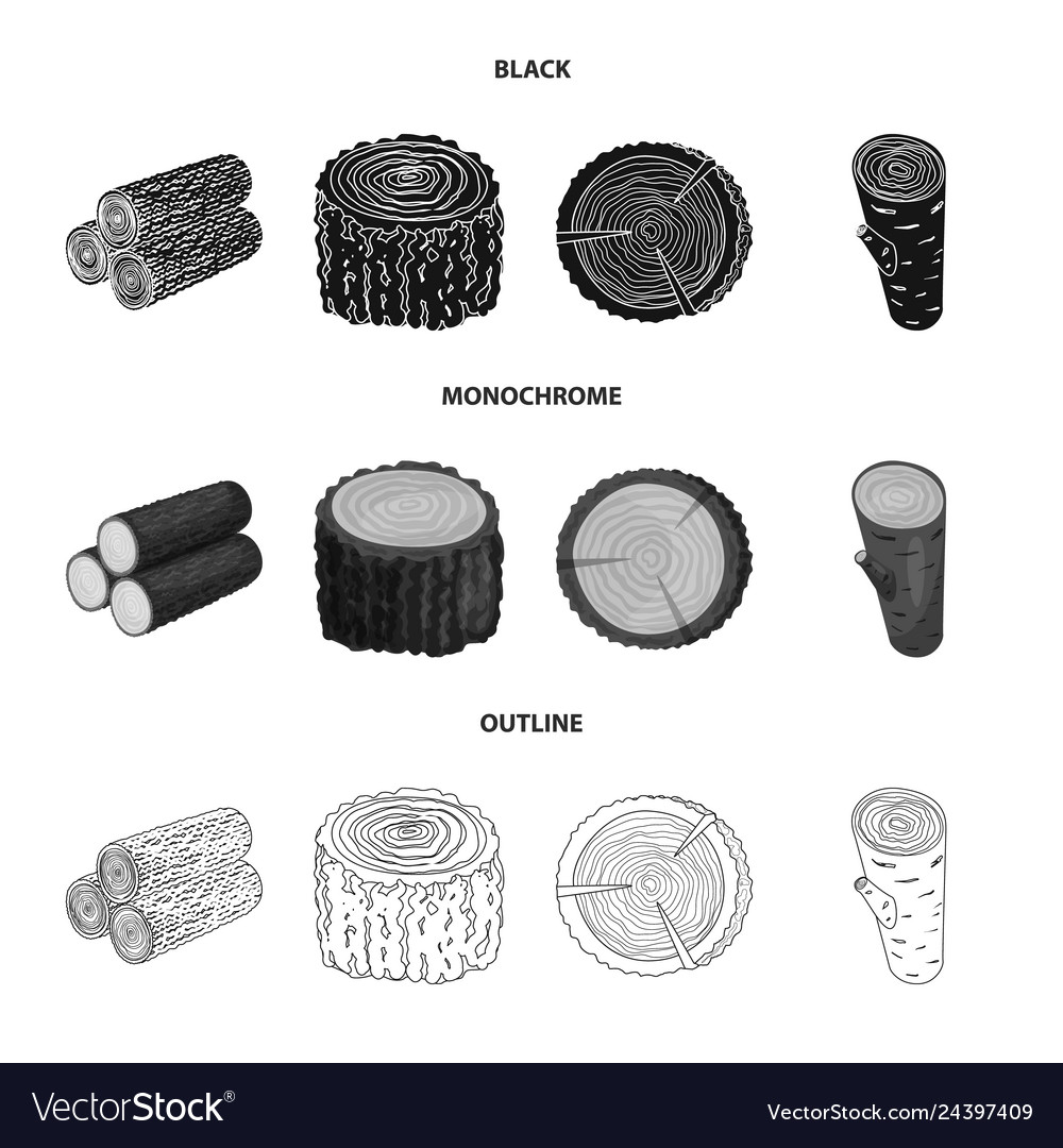 Isolated object of tree and raw symbol collection