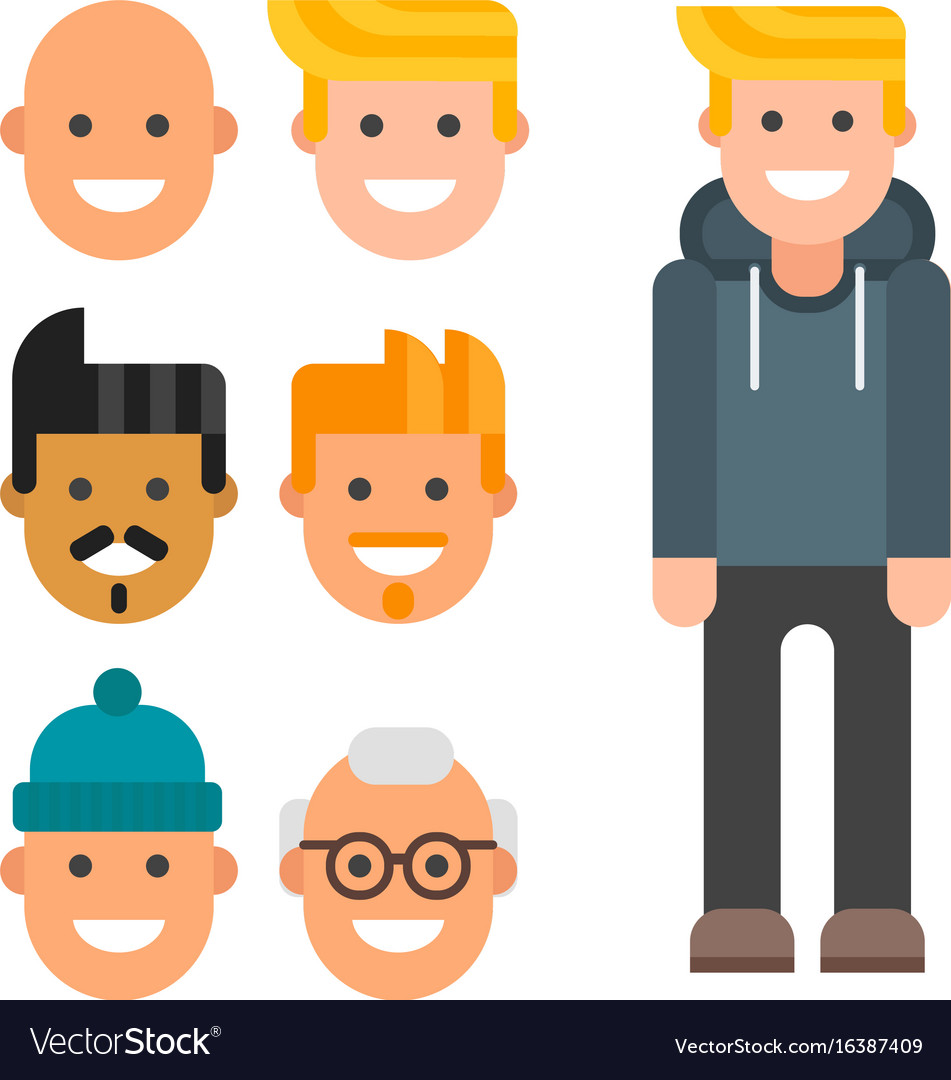 Man Constructor Elements Body Avatar Icon Creator. Royalty Free SVG,  Cliparts, Vectors, and Stock Illustration. Image 86915221.