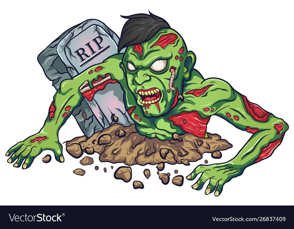 Zombie Maskottchen zu erregen