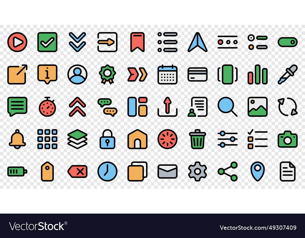 User Interface Icons - Essential Set