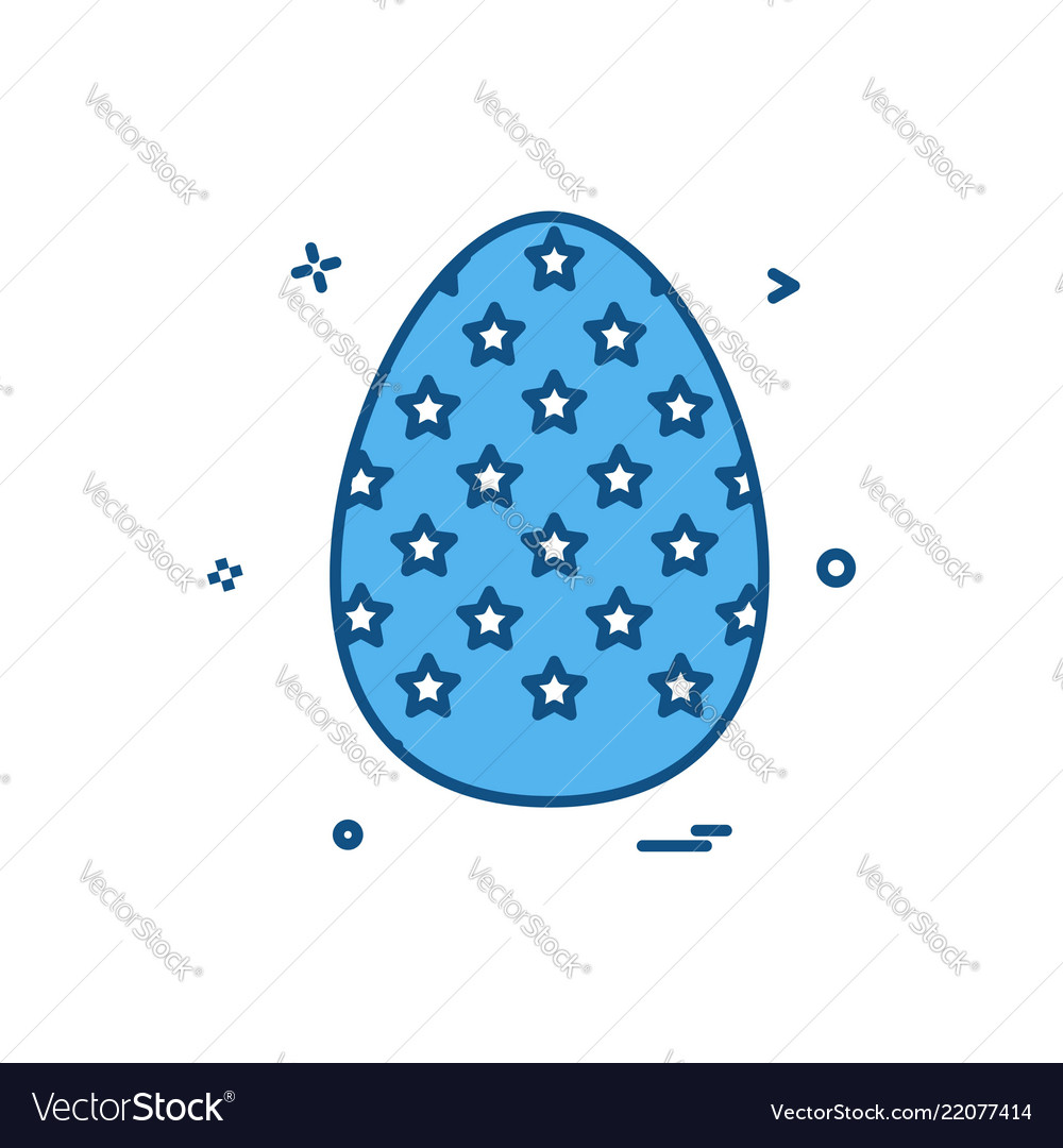 Egg easter religion icon design Royalty Free Vector Image